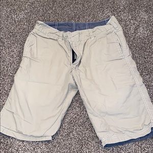 BKE, Mens Khaki/Denim Reversible short